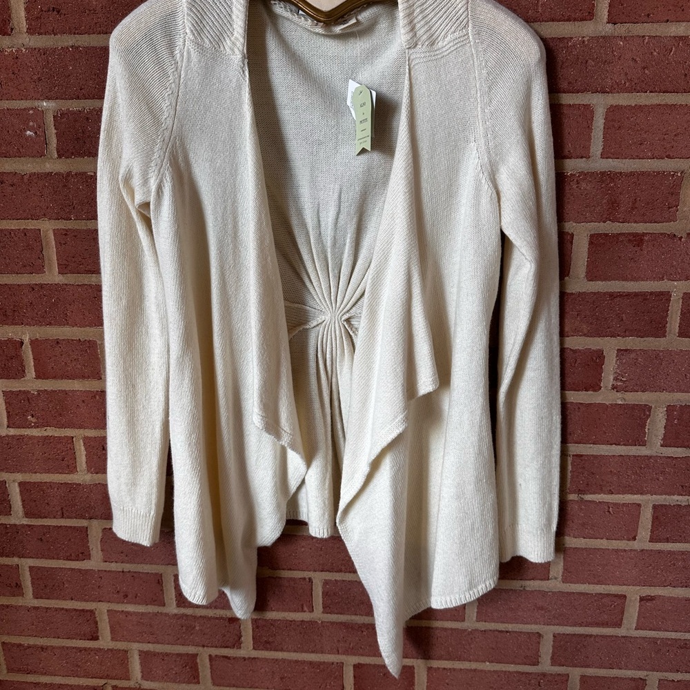 NWT Moth by Anthropology Cream Women's Sweater size medium